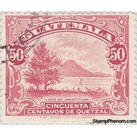 Guatemala 1929 Lake Amatitlan-Stamps-Guatemala-Mint-StampPhenom