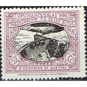 Guatemala 1930 Hydroelectric Dam-Stamps-Guatemala-Mint-StampPhenom