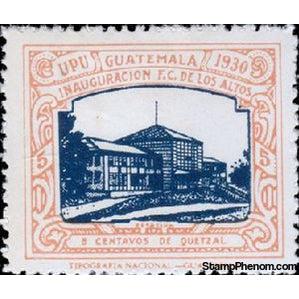 Guatemala 1930 Railroad Station-Stamps-Guatemala-Mint-StampPhenom
