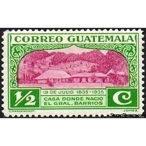 Guatemala 1935 Birthplace in San Lorenzo-Stamps-Guatemala-Mint-StampPhenom