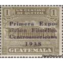 Guatemala 1938 G.P.O. and Telegraph building - overprinted violet-Stamps-Guatemala-Mint-StampPhenom