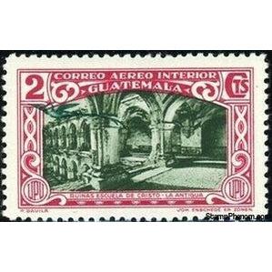Guatemala 1939 Ruins of Christ school, Antigua-Stamps-Guatemala-Mint-StampPhenom