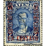 Guatemala 1941 President Justo Rufino Barrios - surcharged in red-Stamps-Guatemala-Mint-StampPhenom