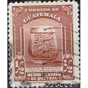 Guatemala 1942 Vase of Guastatoya-Stamps-Guatemala-Mint-StampPhenom