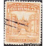 Guatemala 1943 Arch of Communications building-Stamps-Guatemala-Mint-StampPhenom