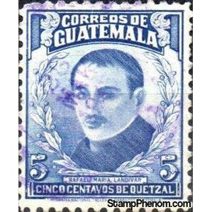 Guatemala 1943 Rafael Maria Landivar-Stamps-Guatemala-Mint-StampPhenom