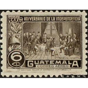 Guatemala 1946 Signing the Declaration of Independence-Stamps-Guatemala-Mint-StampPhenom