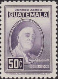 Guatemala 1947 Franklin Delano Roosevelt-Stamps-Guatemala-Mint-StampPhenom