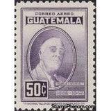 Guatemala 1947 Franklin Delano Roosevelt-Stamps-Guatemala-Mint-StampPhenom