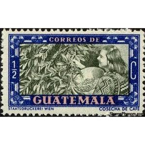 Guatemala 1950 Gathering Coffee-Stamps-Guatemala-Mint-StampPhenom