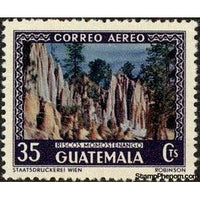 Guatemala 1950 Momostenango cliffs-Stamps-Guatemala-Mint-StampPhenom