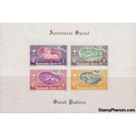 Guatemala 1950 National hospital Fund - souvenir sheet-Stamps-Guatemala-Mint-StampPhenom