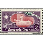 Guatemala 1950 Nurse and patient-Stamps-Guatemala-Mint-StampPhenom