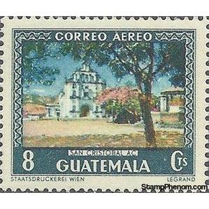 Guatemala 1950 San Cristobal church-Stamps-Guatemala-Mint-StampPhenom