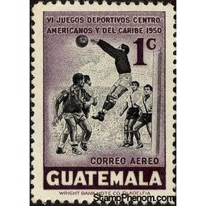 Guatemala 1950 Soccer-Stamps-Guatemala-Mint-StampPhenom