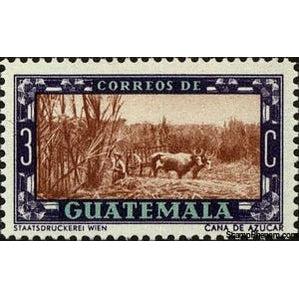 Guatemala 1950 Sugar cane fields-Stamps-Guatemala-Mint-StampPhenom