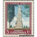Guatemala 1950 Tecum Uman Monument-Stamps-Guatemala-Mint-StampPhenom