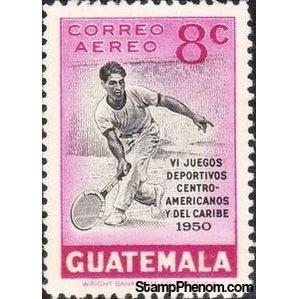 Guatemala 1950 Tennis-Stamps-Guatemala-Mint-StampPhenom