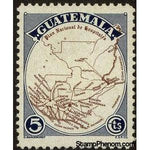Guatemala 1951 Map showing hospitals-Stamps-Guatemala-Mint-StampPhenom