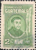 Guatemala 1952 Payo Enriquez de Rivera (1612-1685)-Stamps-Guatemala-Mint-StampPhenom