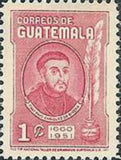 Guatemala 1952 Payo Enriquez de Rivera (1612-1685)-Stamps-Guatemala-Mint-StampPhenom