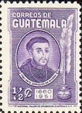 Guatemala 1952 Payo Enriquez de Rivera (1612-1685)-Stamps-Guatemala-Mint-StampPhenom