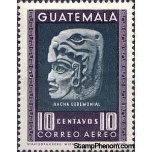 Guatemala 1953 Ceremonial Stone-Stamps-Guatemala-Mint-StampPhenom