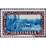 Guatemala 1953 Cutting sugar canes-Stamps-Guatemala-Mint-StampPhenom