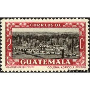 Guatemala 1953 Poptun Agricultural Colony-Stamps-Guatemala-Mint-StampPhenom