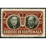 Guatemala 1953 Rafael Alvarez Ovalle and Jose Joaquim Palma-Stamps-Guatemala-Mint-StampPhenom