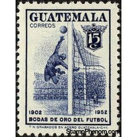 Guatemala 1955 Goalkeeper-Stamps-Guatemala-Mint-StampPhenom