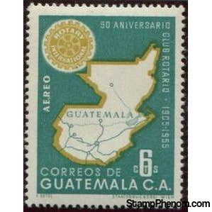 Guatemala 1956 50 Years Rotary International-Stamps-Guatemala-Mint-StampPhenom