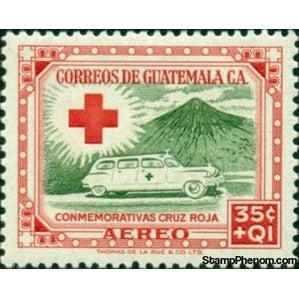 Guatemala 1956 Ambulance and Red Cross-Stamps-Guatemala-Mint-StampPhenom