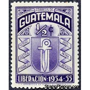 Guatemala 1956 Dagger-Cross of the Liberation-Stamps-Guatemala-Mint-StampPhenom