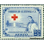 Guatemala 1956 Hospital, Nurse and Red Cross-Stamps-Guatemala-Mint-StampPhenom