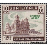 Guatemala 1957 Cathedral-Stamps-Guatemala-Mint-StampPhenom