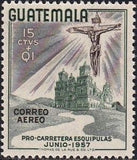 Guatemala 1957 Christ on Cross, Cathedral-Stamps-Guatemala-Mint-StampPhenom