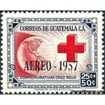 Guatemala 1957 Overprinted Aereo 1957-Stamps-Guatemala-Mint-StampPhenom