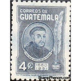 Guatemala 1959 Payo Enriquez de Rivera (1612-1685)-Stamps-Guatemala-Mint-StampPhenom