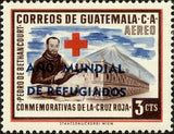 Guatemala 1960 Pedro de Bethancourt with sick man-Stamps-Guatemala-Mint-StampPhenom