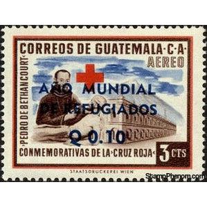 Guatemala 1960 Pedro de Bethancourt with sick man-Stamps-Guatemala-Mint-StampPhenom