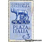 Guatemala 1961 Romulus and Remus Statue, Rome-Stamps-Guatemala-Mint-StampPhenom