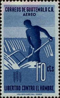 Guatemala 1963 Mowing peasant-Stamps-Guatemala-Mint-StampPhenom