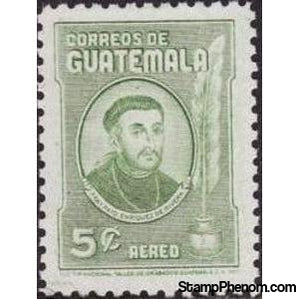 Guatemala 1963 Payo Enriquez de Rivera (1612-1685)-Stamps-Guatemala-Mint-StampPhenom