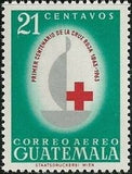 Guatemala 1964 100 years Red Cross-Stamps-Guatemala-Mint-StampPhenom