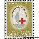 Guatemala 1964 100 years Red Cross-Stamps-Guatemala-Mint-StampPhenom