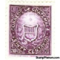 Guatemala 1964 Coats of Arms (deep purple)-Stamps-Guatemala-Mint-StampPhenom