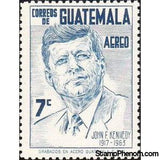 Guatemala 1964 John Fitzgerald Kennedy (1917-1963)-Stamps-Guatemala-Mint-StampPhenom