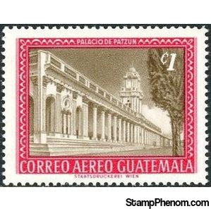 Guatemala 1964 Patzun Palace-Stamps-Guatemala-Mint-StampPhenom