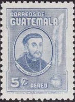 Guatemala 1964 Payo Enriquez de Rivera (1612-1685)-Stamps-Guatemala-Mint-StampPhenom